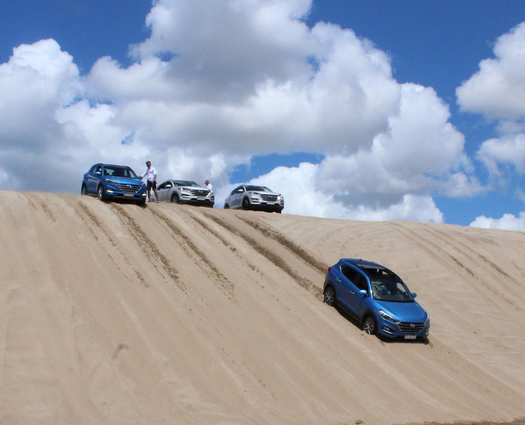 Columbia y Hyundai se unieron para una aventura en los médanos de Cariló