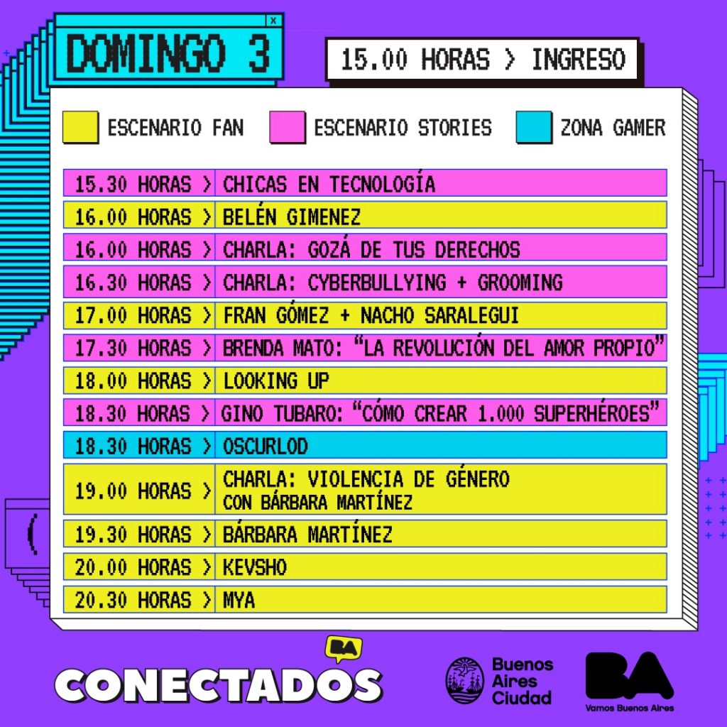 Conectados BA: un festival nuevo, joven, gratis y para toda la familia ...