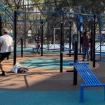 Villa Crespo: la Plaza 24 de Septiembre suma un espacio de calistenia renovado