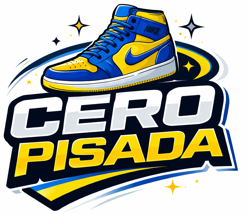 Logo de Cero Pisada con zapatilla, venta de zapatillas americanas por fardo en Argentina
