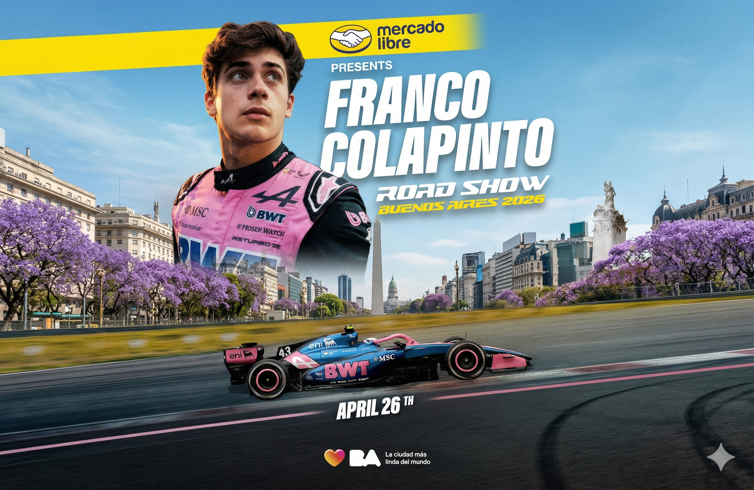 La Fórmula 1 vuelve a rugir en Buenos Aires con Franco Colapinto en un show histórico