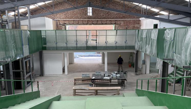 Chacarita espera su nuevo centro TUMO: la obra ya alcanzó el 65% de avance