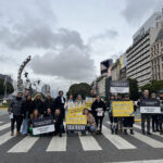 El Obelisco fue escenario de una jornada para pensar cómo nos movemos en la Ciudad