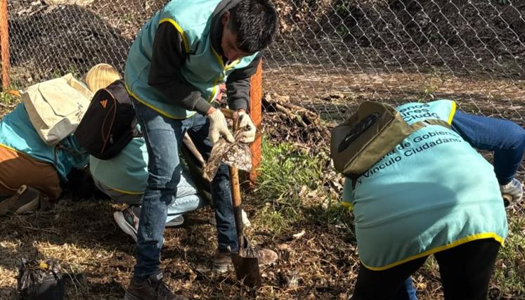 Vecinos se reunieron para sumar especies nativas en un espacio ambiental de Chacarita
