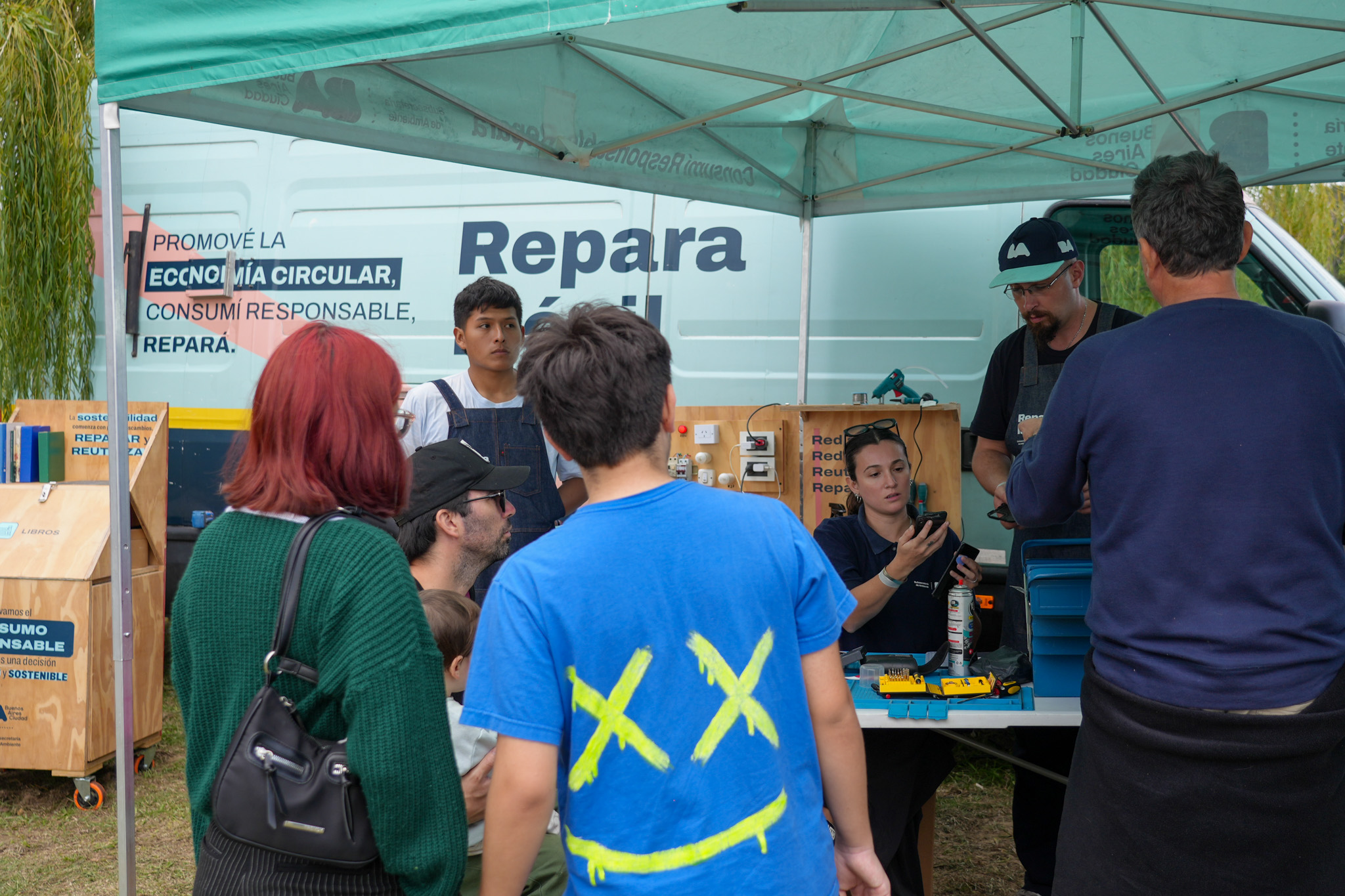 Repara Móvil recorre plazas porteñas