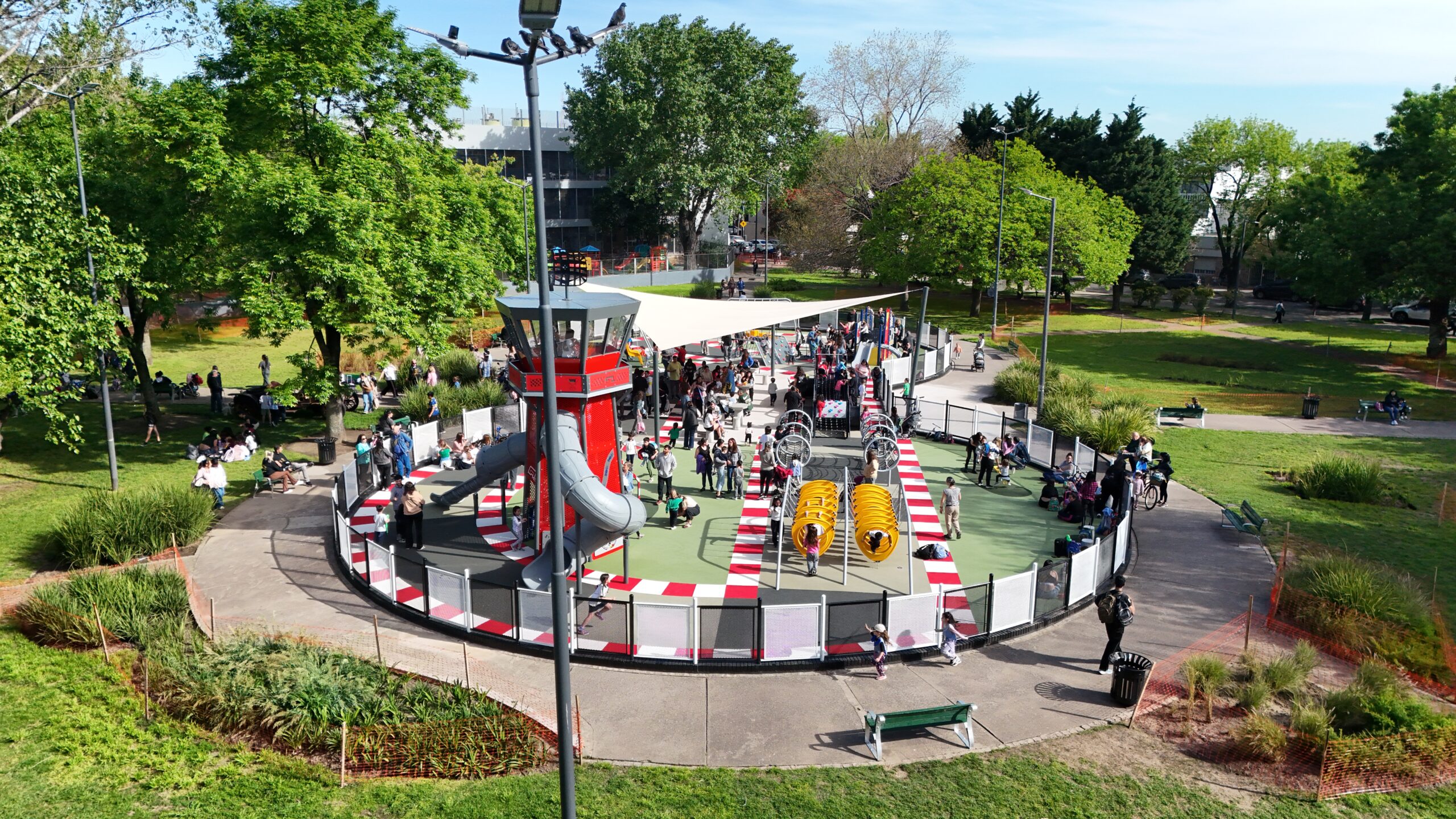 Plaza Villa Real: qué cambió en el patio infantil